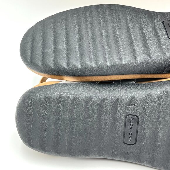 10W 10 WIDE WIDTH‎ Rockport Womens Ridge Sling Silver Summer Sandals Shoes - Picture 11 of 13